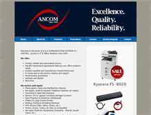 Tablet Screenshot of ancom.com.au