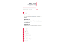 Tablet Screenshot of ancom.org.ro